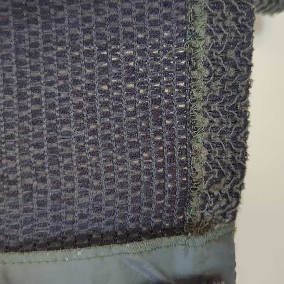 Jaclyn Smith Acrylic Open Weave Lightweight Blazer Jacket Size 10 Green Pattern - Picture 10 of 14